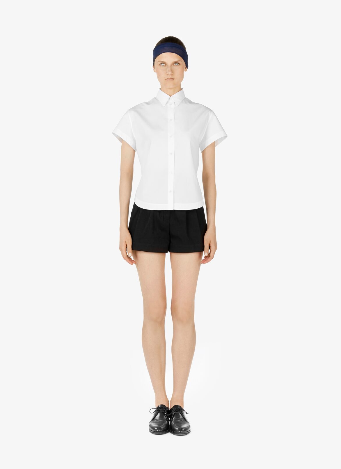 Alaïa Shorts Mit Hoher Taille Aus Baumwollgabardine Edition 1990 ALAÏA SCHWARZ ALAÏA SHORTS MIT HOHER TAILLE AUS BAUMWOLLGABARDINE EDITION 1990